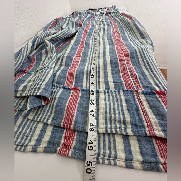 We The Free Surf Stripe Maxi Top size XS Oversized Fit NWT - Picture 7 of 11